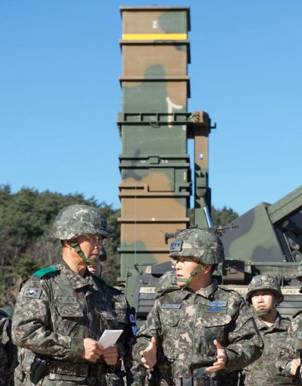한국 육군의 지대지 미사일 현무2.사진=국방부