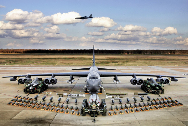 미 공군의 B-52 전략 폭격기. 사진=미공군