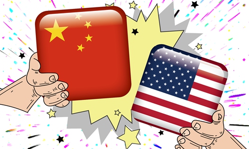 미국과 중국이 기술패권 전쟁을 벌이고 있다. 사진=글로벌타임스