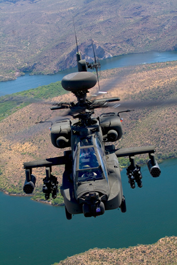 미국의 주력 수출품인 보잉의 AH-64E 아파치 공격헬기. 사진=보잉컴퍼니