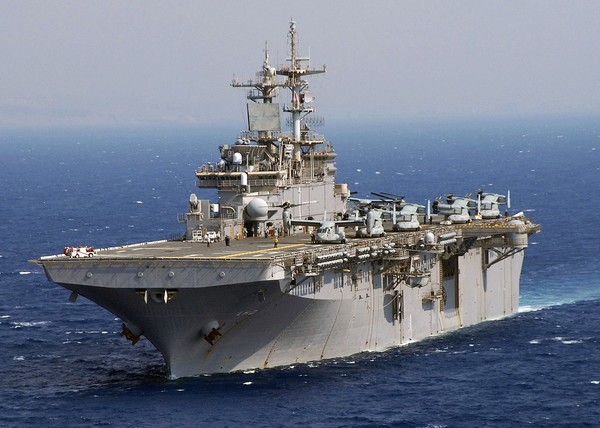 미국 해군 와스프급 강습상륙함. 사진=미해군