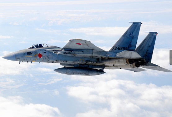 일본 항공자위대의 F-15J 전투기. 미국 측의 과다한 요구로 개조 협상이 중단된  일본의 F-15J. 사진=아사히신문