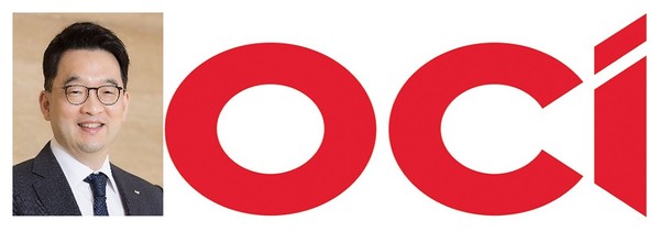 이우현 OCI 회장과 로고. 사진=OCI