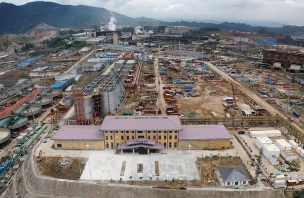 중국 GEM이 소유한 인도네시아 QMB 니켈제련소의 니켈 프로젝트 전경.사진=QMB