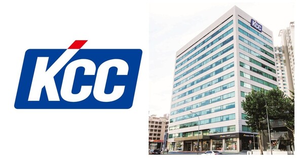 KCC로고와 사옥 전경. 사진=KCC